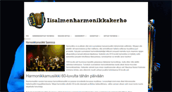 Desktop Screenshot of iisalmenharmonikkakerho.fi