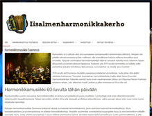 Tablet Screenshot of iisalmenharmonikkakerho.fi